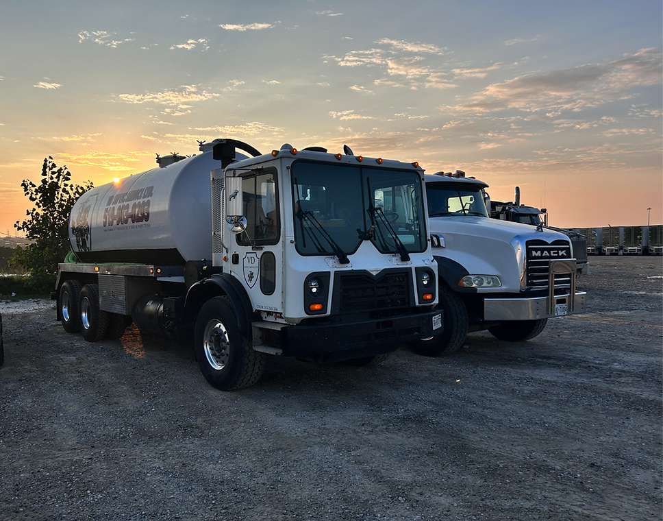 VDN Septic Service Ltd trucks
